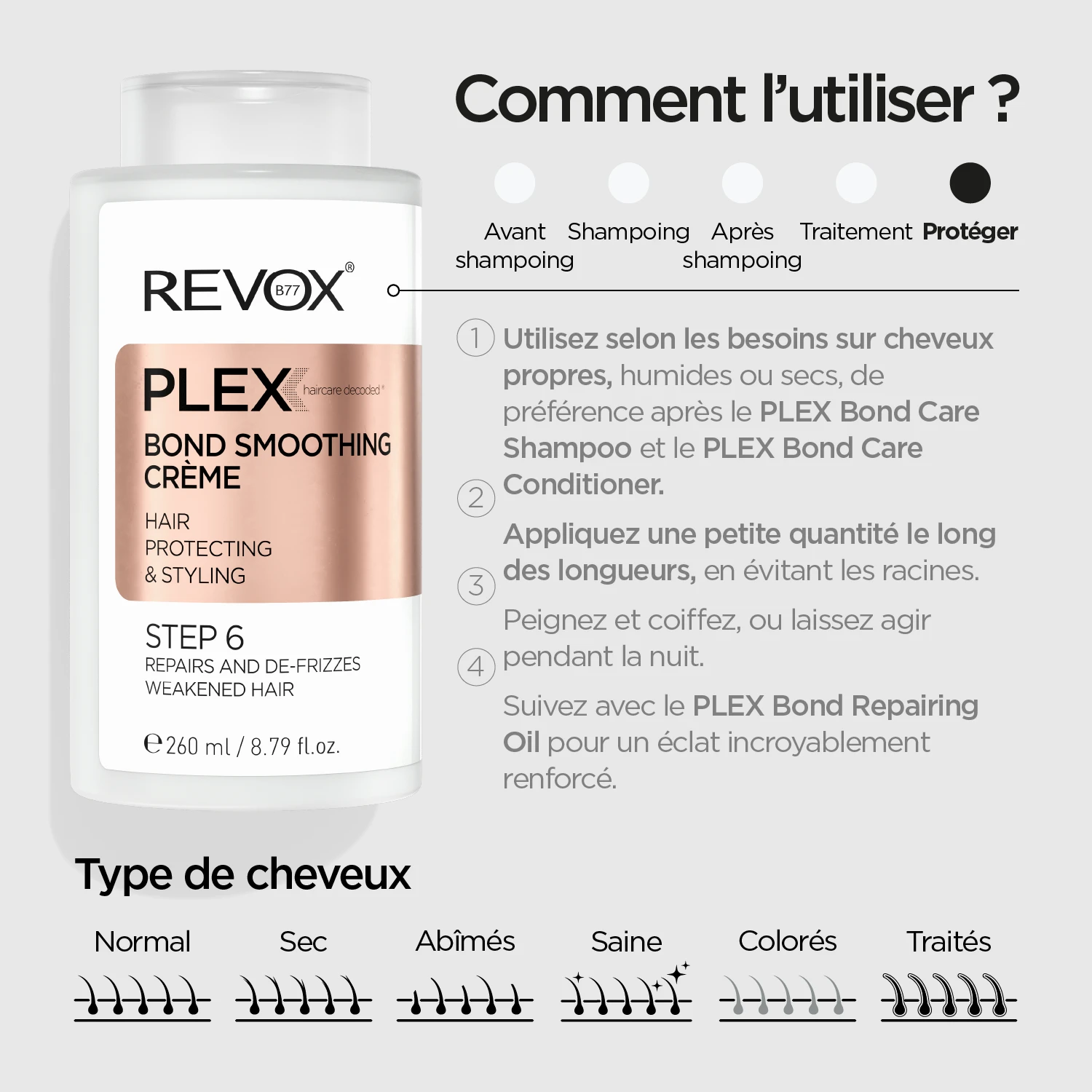 PLEX BOND SMOOTHING CREME STEP 6, 260 ml – Image 5