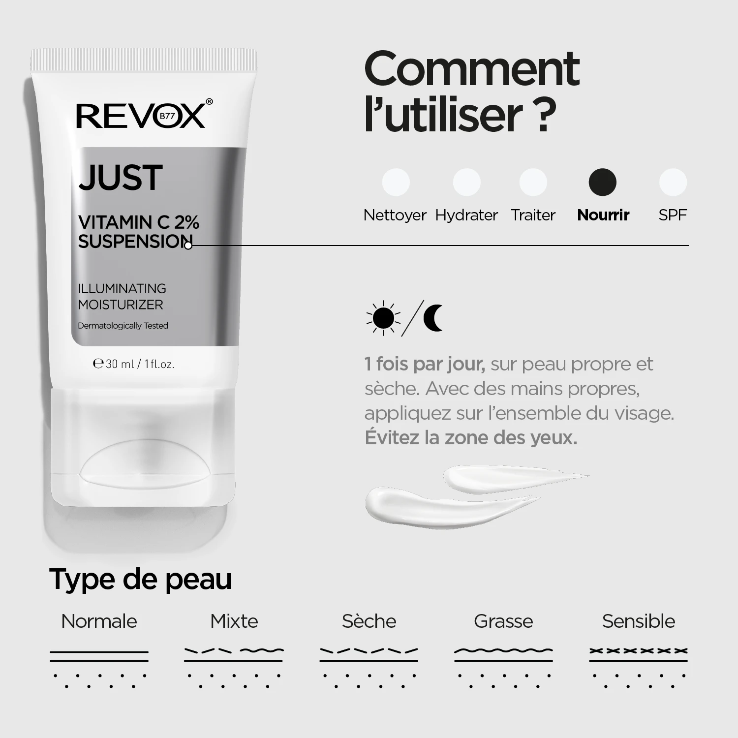 JUST VITAMIN C 2% SUSPENSION ILLUMINATING MOISTURIZER 30 ml – Image 5